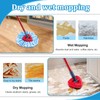 Mop Heads Replacements for O-Cedar RinseClean 2-Tank Spin Mop, Mop
