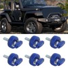 6PCS Hard Top Quick Removal Fastener Thumb Screw with D