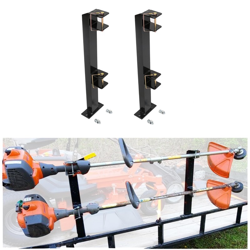ECOTRIC 3 Place Weed Eater Rack Carrier Mount On Landscape