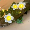 Frangipani String Lights, 10 LEDs 6Ft Artificial Ivy Leaf Plants