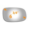 WLLW Mirror Glass for fit for Volvo 2008-2013 C30 C70