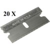 FitAll 20 Pack Single Edge Razor Blades - Made in