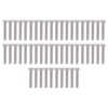 50Pcs Hex Socket Cup Head Screw Galvanized Steel M4 for
