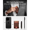 avanture Wallet for Men Card Holder: Pop Up Card Case,