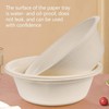ECONX 50pc 6inch 12oz Compostable Biodegradable Paper Bowls Eco Friendly