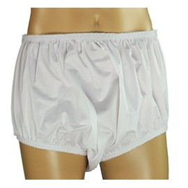 ObboMed MT-3502G/MT-3502N “New Larger Leg Circumference” Reusable Washable Underwear Waterproof Pull-On Incontinent Under Pants, for Patients, Elders , Adult Men and Women – White (L: 34-40 inches)