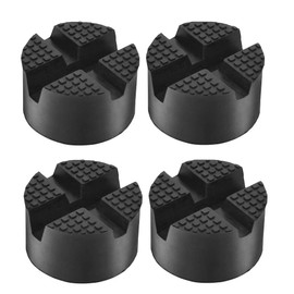 DEDC Universal Jack Rubber Pad, Disk Floor Jack Adapter Pinch Weld Side Jack Pad Frame Rail Protector Puck/Pad (4 Pack)