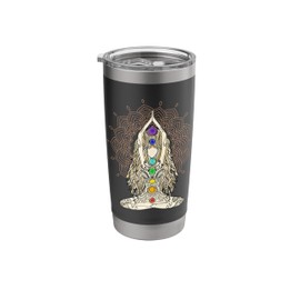 Yoga Chakra Namaste Buddha Energy Lotus Karma OM Stainless Steel Insulated Tumbler