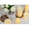 Eldnacele LED Flameless Flickering Candles Optical Fiber Wick with 10-Key