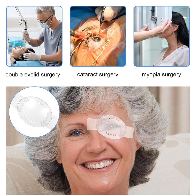 6 PCS Eye Shield Eye Shield After Cataract Surgery Transparent