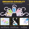 Mardatt 20Pcs Multi Purposes Laundry Hanging Hooks Clips Set Include