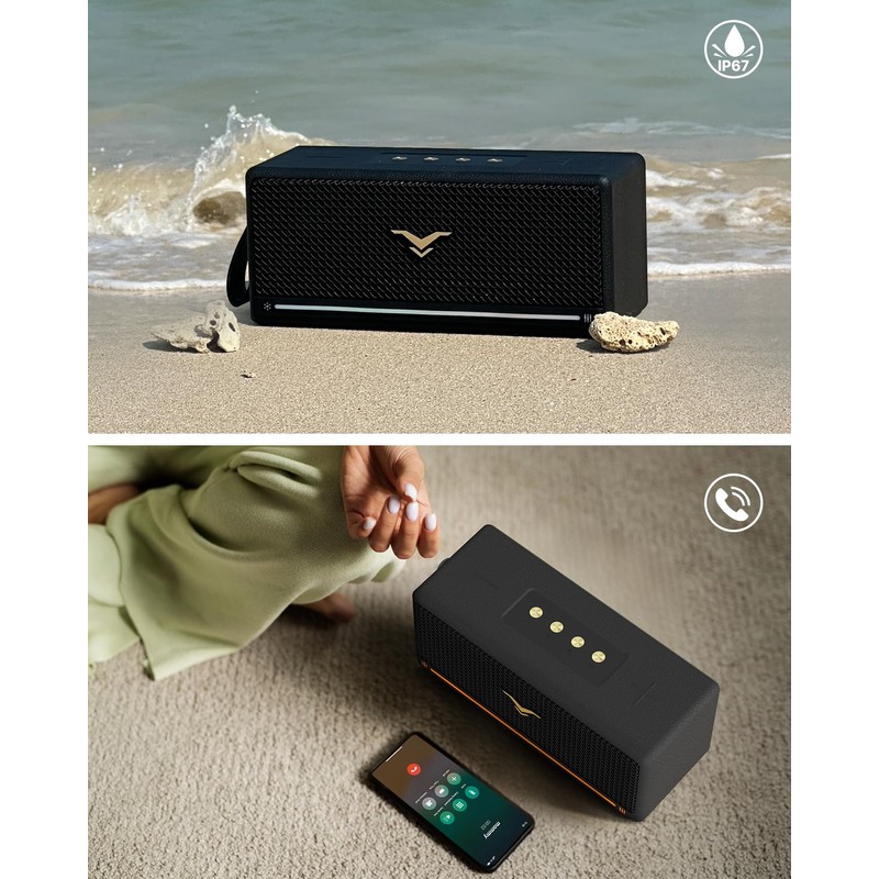 Bluetooth Speaker, StageSound Retro Speaker Wireless, Portable Loud Speaker with