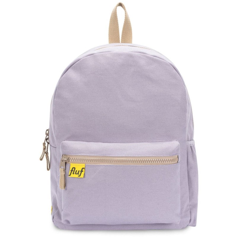 Fluf Organic Cotton Canvas Backpack, Carbon