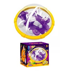 Lecute Laberinto 3d Esfera 92 Niveles Diy Armable Rompecabezas Maze