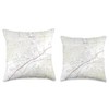 Santa Paula CA Map (2018) Throw Pillow
