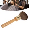 Neck Duster Brush Beech Wood Ergonomic Handle Portable Broken Hair