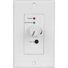 In-Wall Stereo Audio and Bluetooth Receiver Wall Plate with Volume