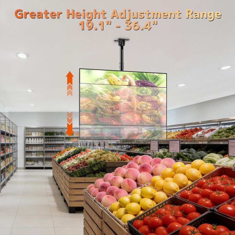 Ceiling TV Mount for 43-86 Inch, Hanging TV Mount Supports
