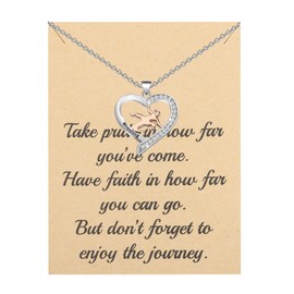 FUSTMW Wrestling Necklace Bracelet for Women Wrestling Gifts Jewelry Wrestler Gifts Wrestling Lover Gifts Inspirational, Copper, Cubic Zirconia