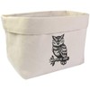 Large 'Wise Owl' Canvas Organiser/Storage Bag (OR00032029)