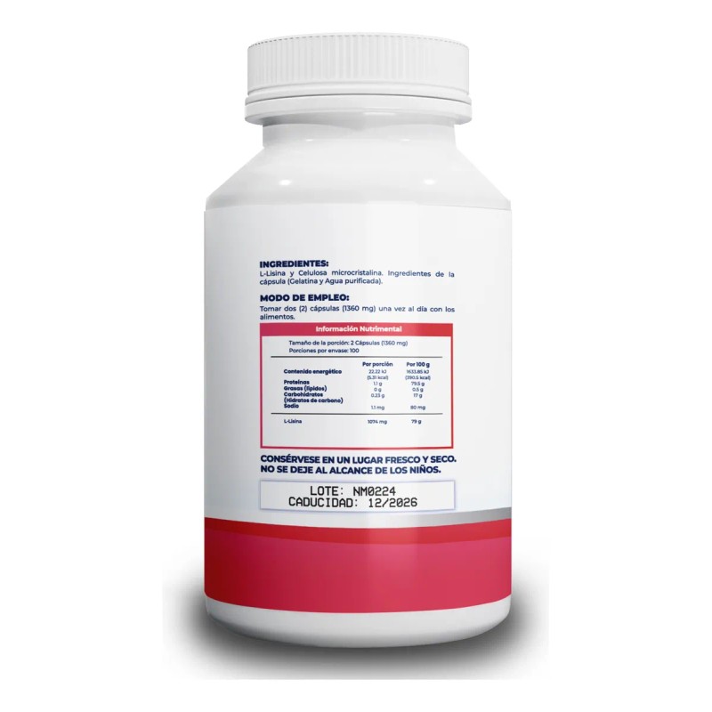 L- Lisina - 1074 Mg Por Porcin (2 Al Da)
