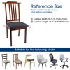 Yikko Chair Seat Covers, High-Density Check Jacquard Ekedalen Seat Covers