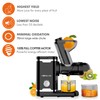 EMB Ironblade IBLJU30 Horizontal Slow Juicer, Quiet Motor, 70mm Wide