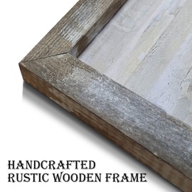 TAR TAR STUDIO White Flower Magnolia Canvas Wall Art: Blossom Floral Artwork Over Wood Background Canvas For Bathroom Living Decor Rustic Wall Decor for Farmhouse Kitchen(18''H x 24''W x 2PCS)