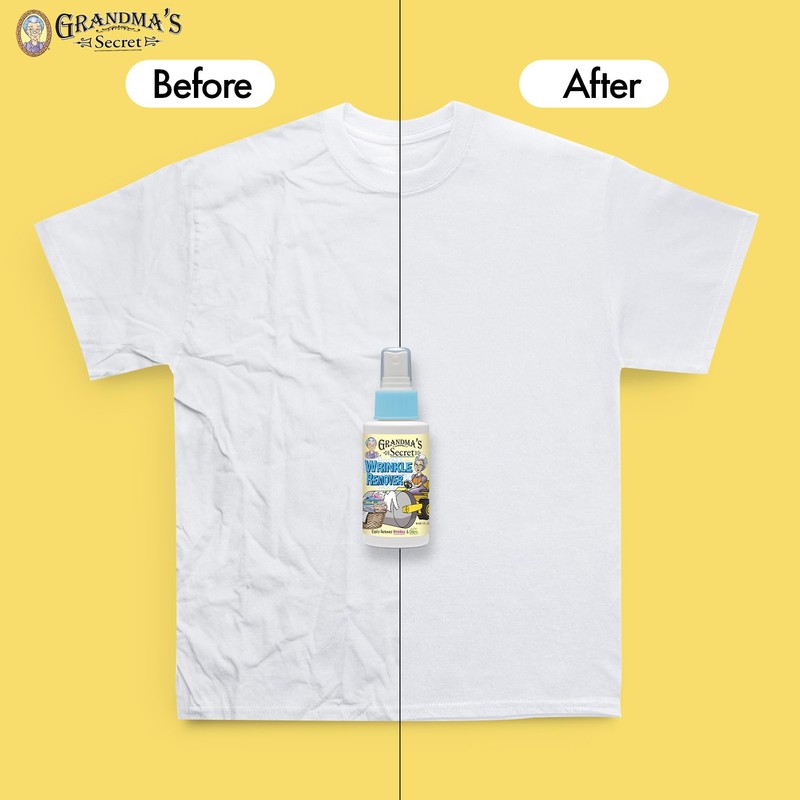 Grandma's Secret Wrinkle Remover Spray - Easily Removes Wrinkles &