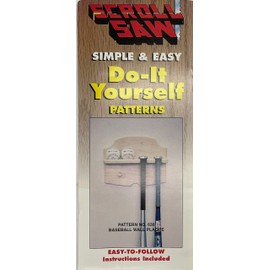 Scroll Saw DIY Woodworking Pattern No. 630 Baseball Wall Plaque