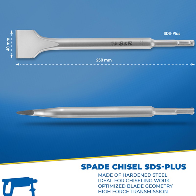 Professional Spade Chisel – Designed for Commercial and Heavy-Duty use,