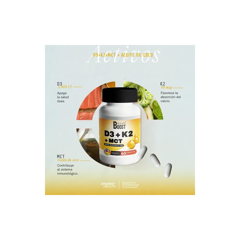 Aceite Coco Healthy Boost Capsulas