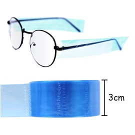 MFUOE Eyeglass Sleeves Disposable Eyeglass Leg Sleeves Hair dye Glasses Slim Protector Glasses Accessories