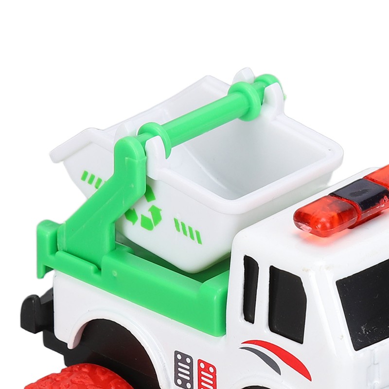 Pull Back City Cars Alloy Cartoon Q Version Sanitation Truck