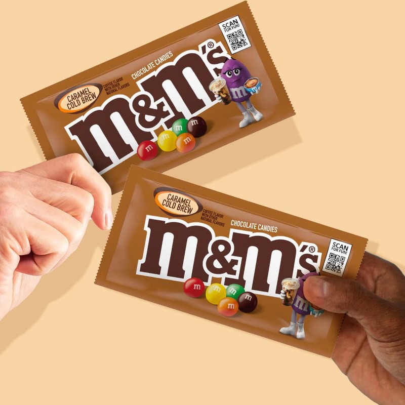 M&M'S CARAMEL COLD BREW SINGLES 1.41 OUNCES PER BAG 24