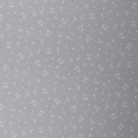 Mook Fabrics Cotton Blenders Leafy Dot, Grey 15 Yard Bolt
