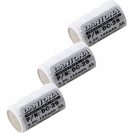 Synergy Digital Dog Collar Batteries, Compatible with Pet Stop PTPCC-100D Dog Collar, (Silver Oxide, 6V, 155 mAh), combo-pack includes: 3 x DC-29 Batteries