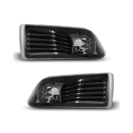 AUTOWIKI Pair of Smoke Lens Bumper Driving Fog Lights Replacement for 2005-2010 Scion TC with Bulbs- H3 12V 55W(w/Switch and wiring kit)