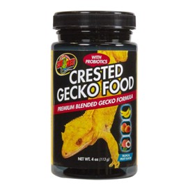 Zoo Med Crested Gecko Food - Tropical Fruit Flavor 4 oz (113 g) - Pack of 2