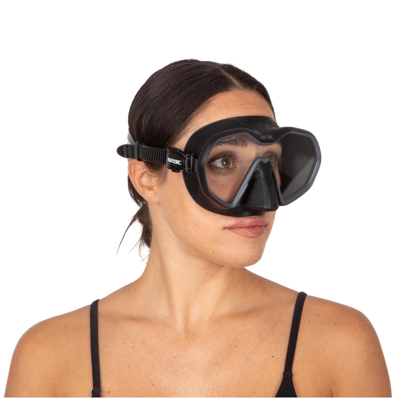 Seac Icona, rahmenlose Einglas-Tauchmaske, 100% Made in Italy