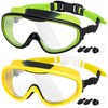 EasYoung 2-Pack Kids Swim Goggles, Wide Vision Swim Goggles for