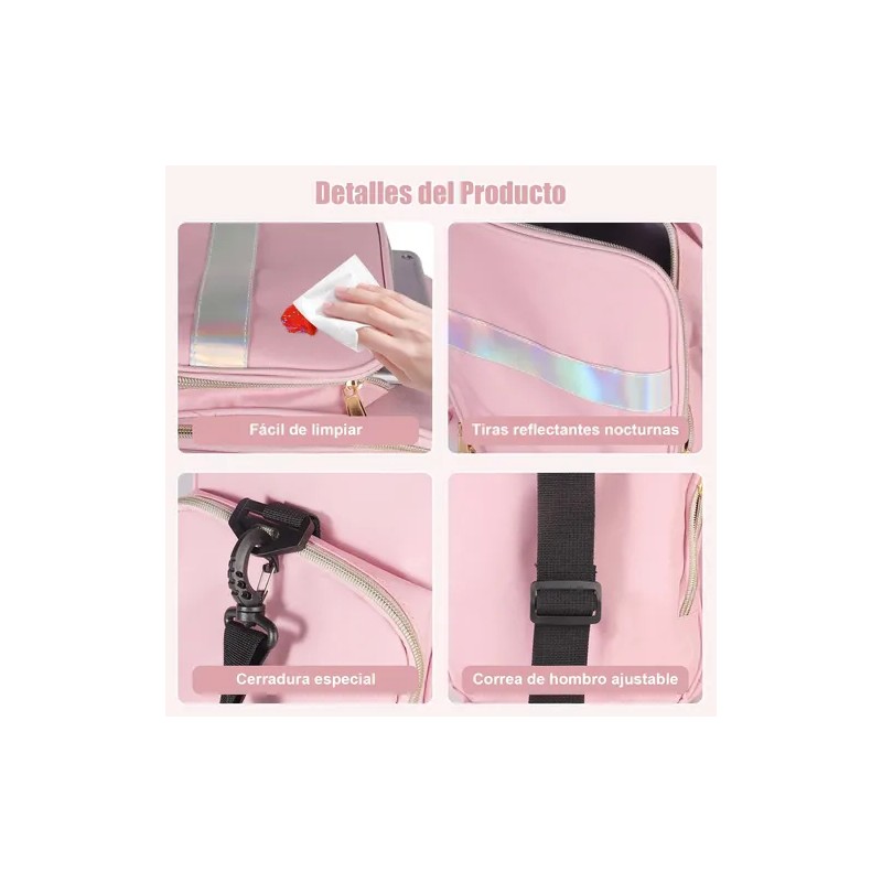 Maletin Maquillaje Para Uñas Bolsa Organizadora Desmontable