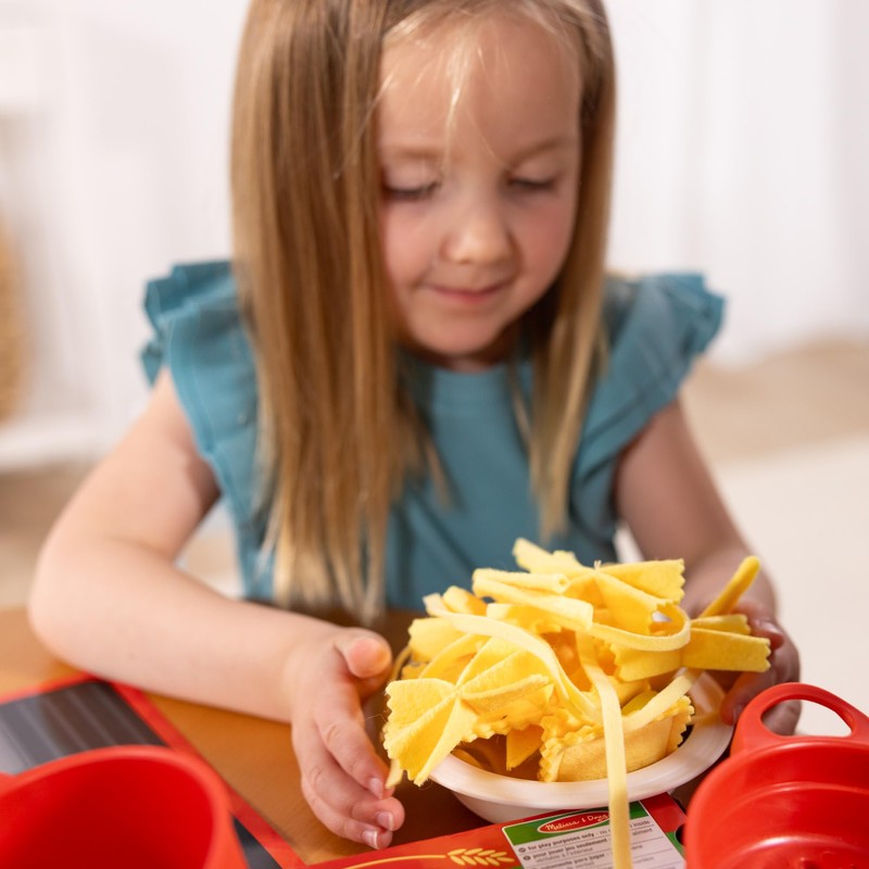 Melissa & Doug Prepare & Serve Pasta Play Food Set