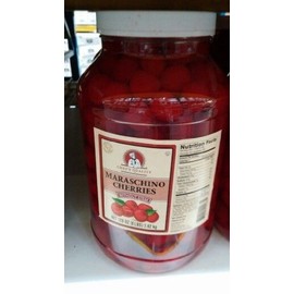 Chef's Quality: Maraschino Cherries No Stem 1 Gallon