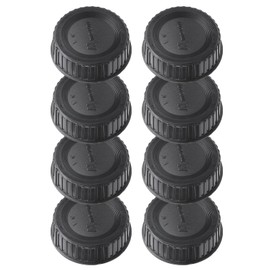 8Packs Lens Rear Cover Body Cap for Nikon F Mount Camera Lens of Hard Plastic Lightweight Strong and Reliable