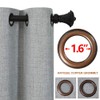 100% Blackout Curtains for Living Room, Thermal Insulated Noise Reducing