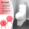 1 Pack 3-Inch Toilet Flapper Replacement Compatible with TOTO Flapper