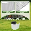 Tandefio Corrugated Metal Garden Edging 12 in x 20 ft