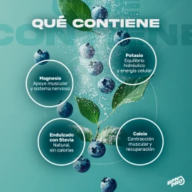 Electrolitos En Polvo 150g Sabor Blueberry Mora Azul Hydrox BPN PRO Magnesio y Potasio Para Hidratación Deportiva | 30 Porciones | Ideal Para Gimnasio, Calor, Ejercicio y Sudoración Entrenamiento