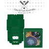 qiqee Deep Green Bakery Box with Window 4x4x2.5 inch 30Packs